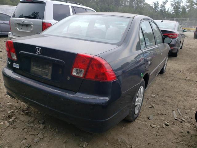 1HGES16365L025287 - 2005 HONDA CIVIC DX VP أسود صورة 3