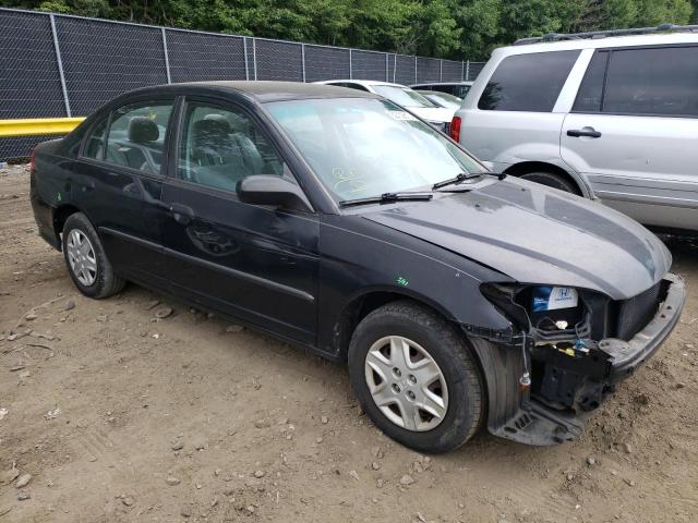 1HGES16365L025287 - 2005 HONDA CIVIC DX VP أسود صورة 4