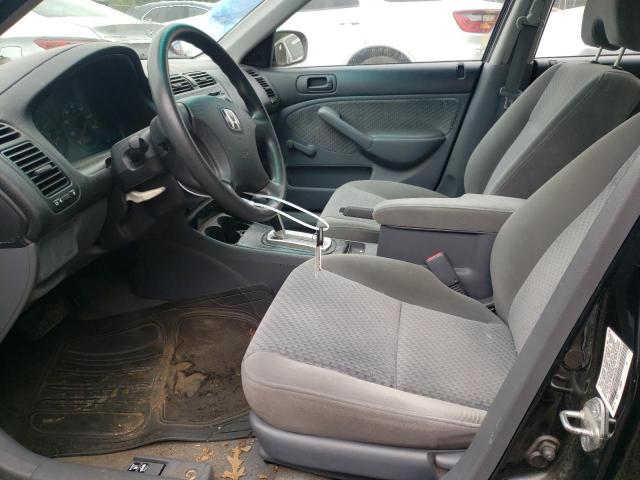 1HGES16365L025287 - 2005 HONDA CIVIC DX VP أسود صورة 7