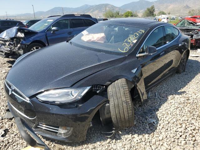 5YJSA1E49FF102527 - 2015 TESLA MODEL S Qara foto 1