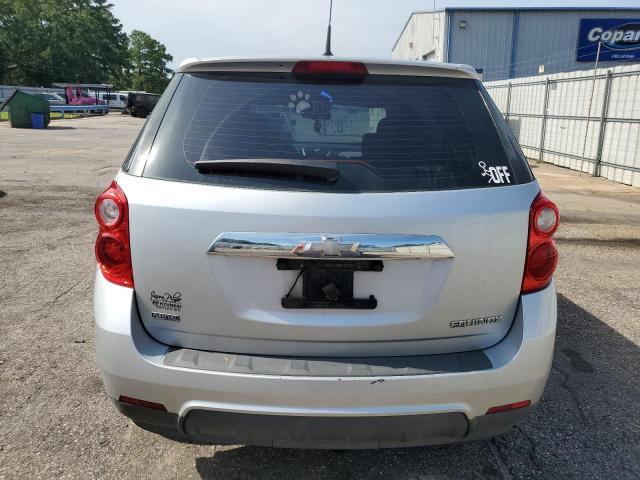 2GNALBEK0C1147386 - 2012 CHEVROLET EQUINOX LS SILVER photo 6