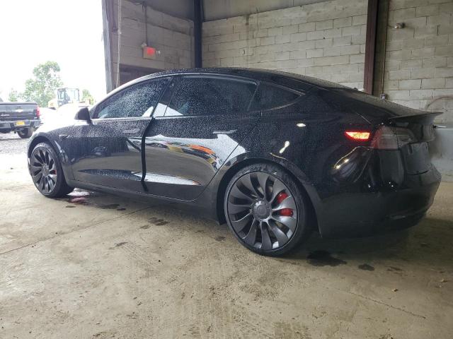 5YJ3E1EC6PF426679 - 2023 TESLA MODEL 3 BLACK photo 2