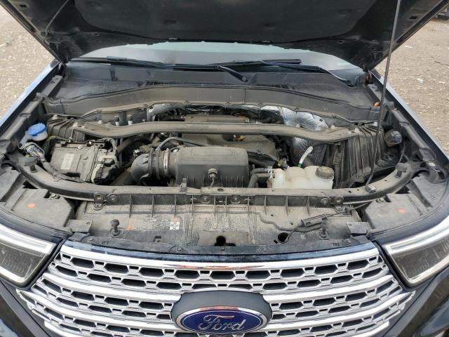 1FMSK8FH8LGA53082 - 2020 FORD EXPLORER LIMITED Սև լուսանկար 12