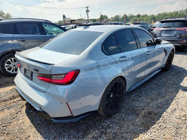 WBS43AY09PFN85521 - 2023 BMW M3 COMPETITION GRAY photo 3