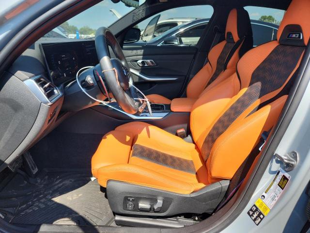 WBS43AY09PFN85521 - 2023 BMW M3 COMPETITION GRAY photo 7