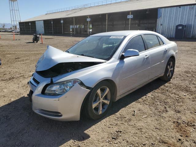1G1ZC5E0XCF379250 - 2012 CHEVROLET MALIBU 1LT SILVER photo 1