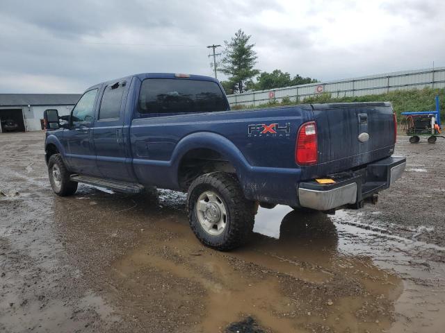 1FT8W3B67BEC59336 - 2011 FORD F350 SUPER DUTY BLUE photo 2