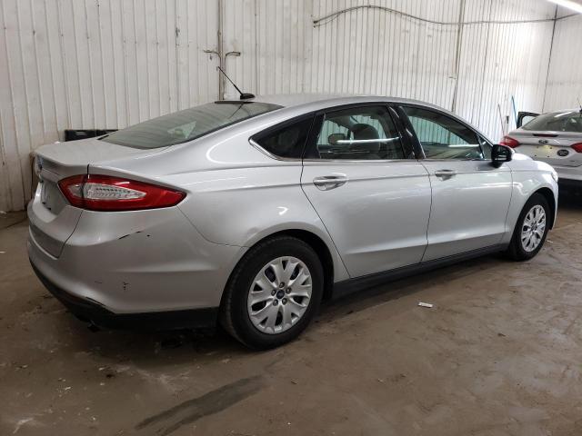 3FA6P0G79DR267531 - 2013 FORD FUSION S SILVER photo 3