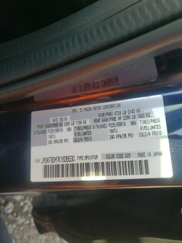 JM3KFBDM7K1635530 - 2019 MAZDA CX-5 GRAND TOURING BLUE photo 14