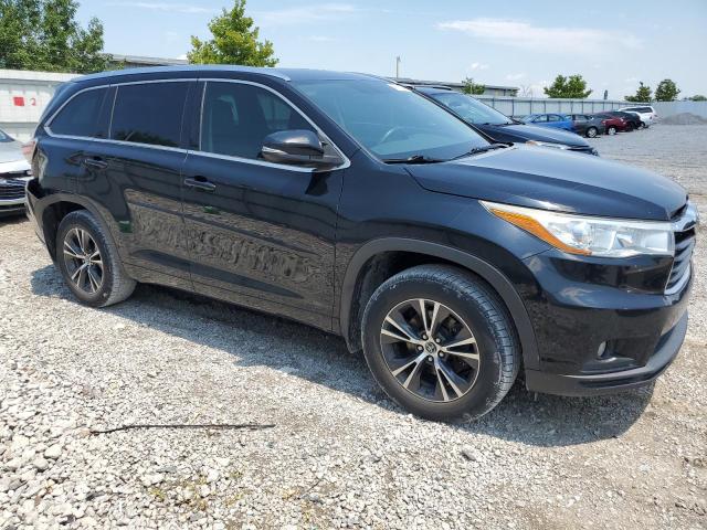 5TDJKRFH7GS228682 - 2016 TOYOTA HIGHLANDER XLE BLACK photo 4
