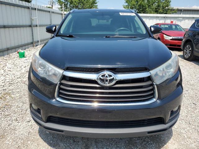 5TDJKRFH7GS228682 - 2016 TOYOTA HIGHLANDER XLE BLACK photo 5