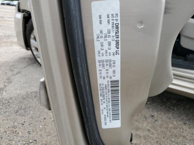 2C4RC1BG1DR802759 - 2013 CHRYSLER TOWN & COU TOURING 金色 照片 13