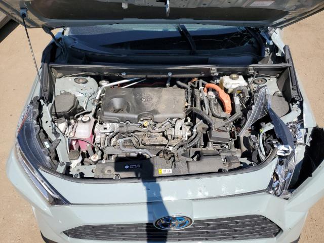 2T3R6RFV6MW014967 - 2021 TOYOTA RAV4 XLE GRAY photo 12