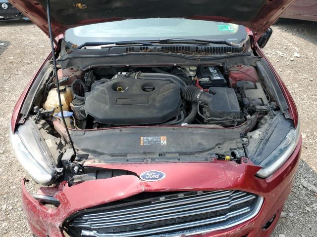 3FA6P0H91ER211259 - 2014 FORD FUSION SE MAROON photo 11