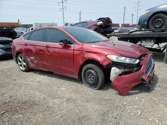 3FA6P0H91ER211259 - 2014 FORD FUSION SE MAROON photo 4