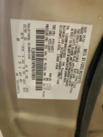 1LNHM81W96Y610834 - 2006 LINCOLN TOWN CAR SIGNATURE თაფლისფერი ფოტო 12