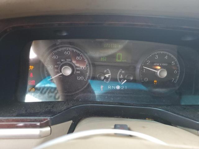 1LNHM81W96Y610834 - 2006 LINCOLN TOWN CAR SIGNATURE თაფლისფერი ფოტო 9