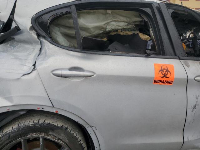 ZASPAKBN0M7D14767 - 2021 ALFA ROMEO STELVIO TI SILVER photo 10