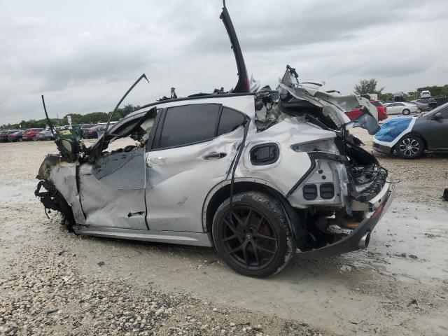 ZASPAKBN0M7D14767 - 2021 ALFA ROMEO STELVIO TI SILVER photo 2