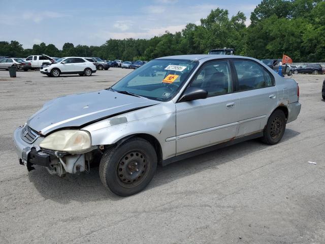 2HGEJ6616YH578103 - 2000 HONDA CIVIC BASE SILVER photo 1