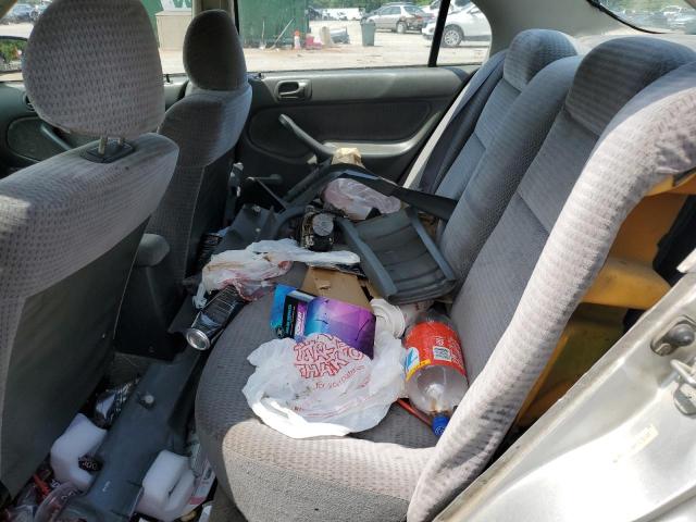 2HGEJ6616YH578103 - 2000 HONDA CIVIC BASE SILVER photo 10