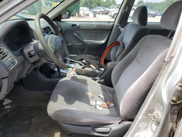 2HGEJ6616YH578103 - 2000 HONDA CIVIC BASE SILVER photo 7