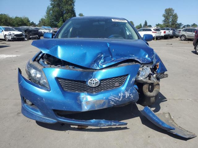 1NXBU40EX9Z118543 - 2009 TOYOTA COROLLA BASE BLUE photo 5