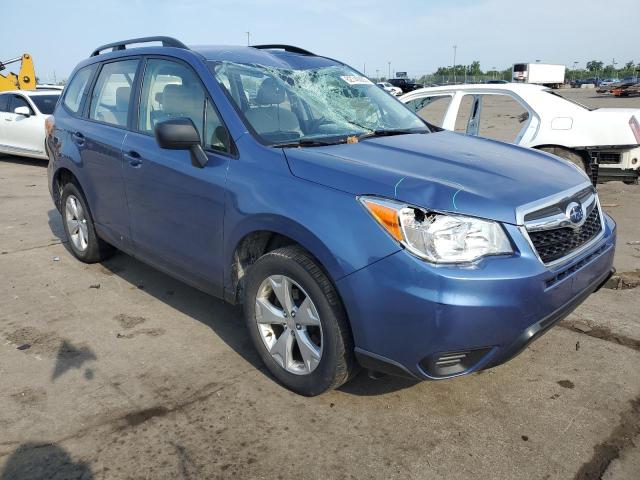 JF2SJABC3GH521598 - 2016 SUBARU FORESTER 2.5I BLUE photo 4