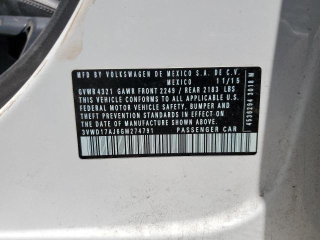 3VWD17AJ6GM274791 - 2016 VOLKSWAGEN JETTA SPORT Ağ foto 13