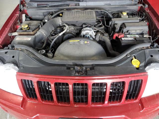 1J4GR48K86C269673 - 2006 JEEP GRAND CHER LAREDO RED photo 12