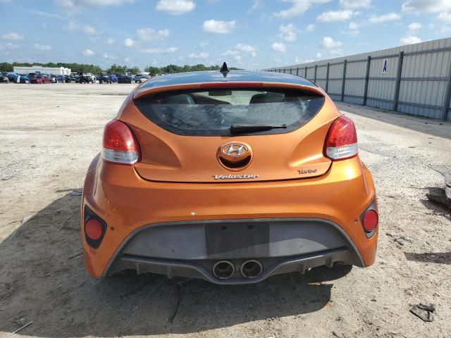 KMHTC6AE5DU181186 - 2013 HYUNDAI VELOSTER TURBO ORANGE photo 6