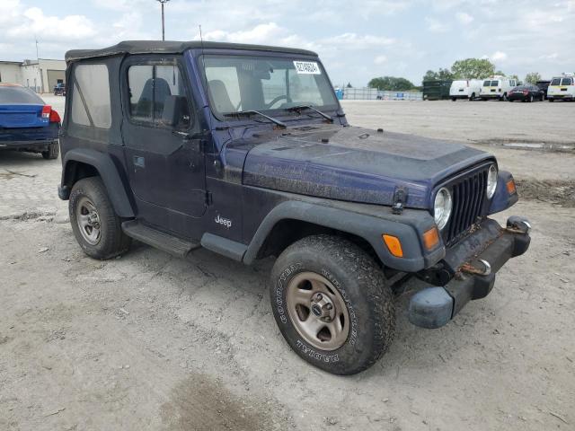 1J4FY29P9WP729123 - 1998 JEEP WRANGLER / SE PURPLE photo 4