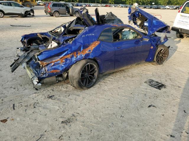 2C3CDZFJ4LH165091 - 2020 DODGE CHALLENGER R/T SCAT PACK BLUE photo 3