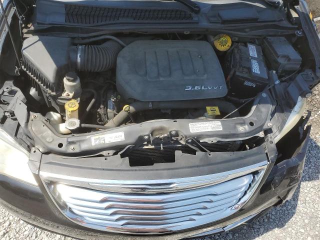 2C4RC1CG5ER107796 - 2014 CHRYSLER TOWN & COU TOURING L BLACK photo 12