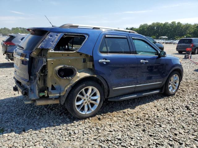 1FMHK7D81CGA58969 - 2012 FORD EXPLORER XLT BLUE photo 3