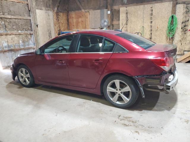 1G1PE5SB8F7209376 - 2015 CHEVROLET CRUZE LT BURGUNDY photo 2