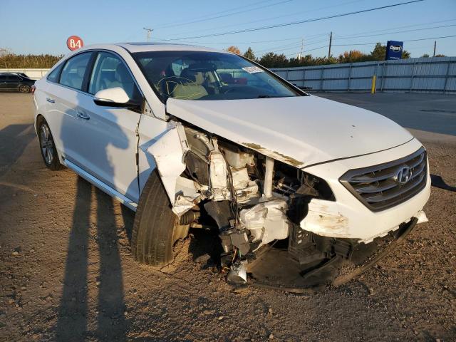 5NPE34AF5GH297383 - 2016 HYUNDAI SONATA SPORT WHITE photo 1