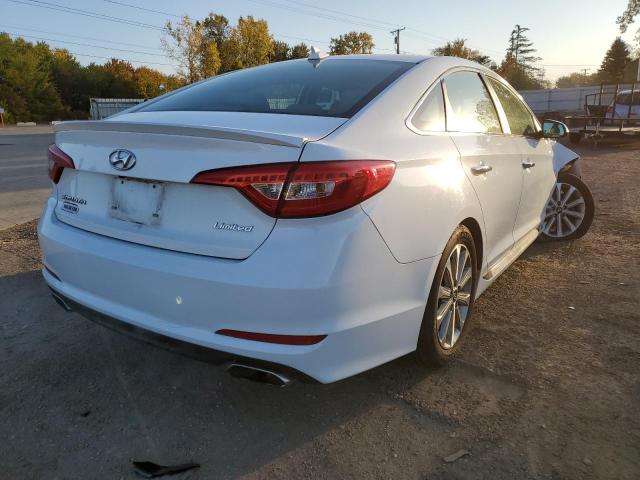 5NPE34AF5GH297383 - 2016 HYUNDAI SONATA SPORT WHITE photo 4