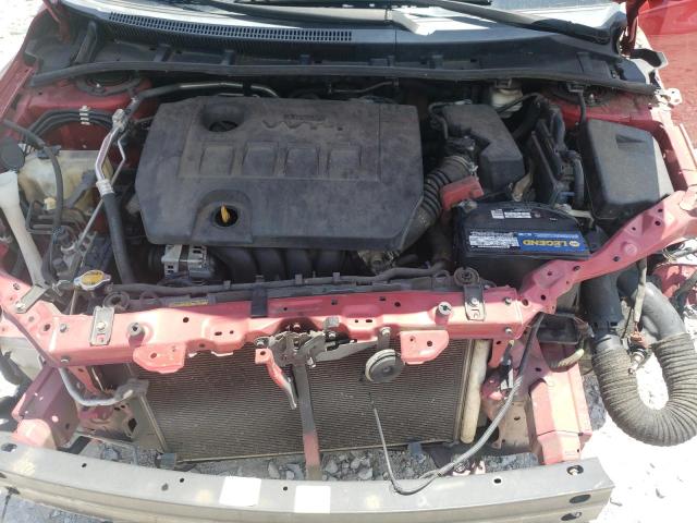 5YFBU4EEXDP123504 - 2013 TOYOTA COROLLA BASE 红色 照片 11