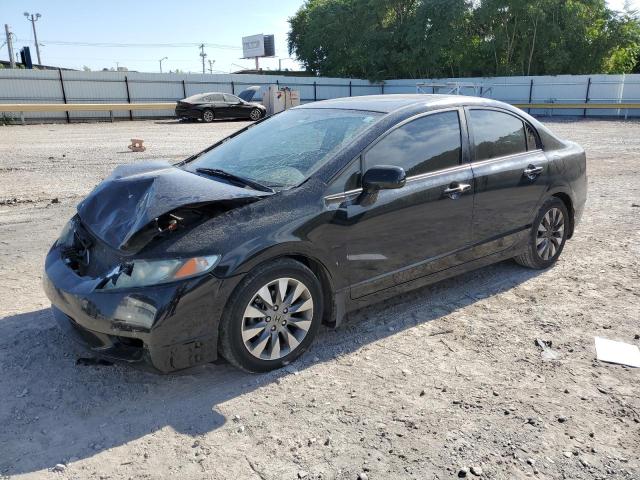 2HGFA1F95BH507074 - 2011 HONDA CIVIC EXL შავი ფოტო 1