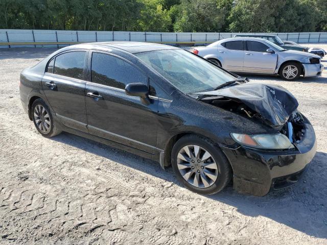 2HGFA1F95BH507074 - 2011 HONDA CIVIC EXL შავი ფოტო 4