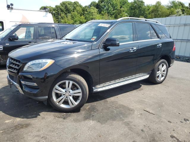 4JGDA5HB8EA329009 - 2014 MERCEDES-BENZ ML 350 4MATIC BLACK photo 1