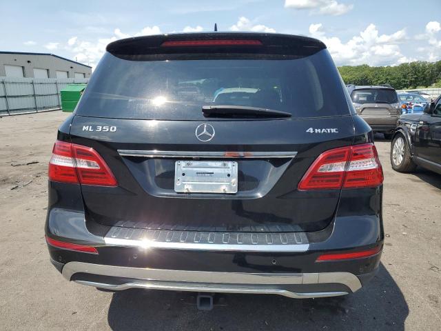 4JGDA5HB8EA329009 - 2014 MERCEDES-BENZ ML 350 4MATIC BLACK photo 6