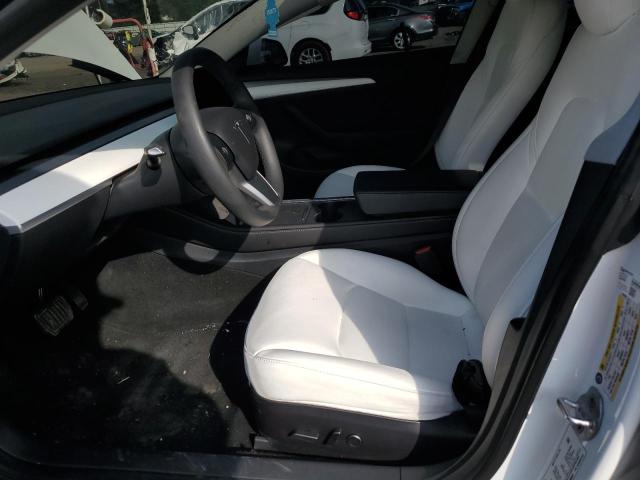 5YJ3E1EA4MF098592 - 2021 TESLA MODEL 3 白色 照片 7