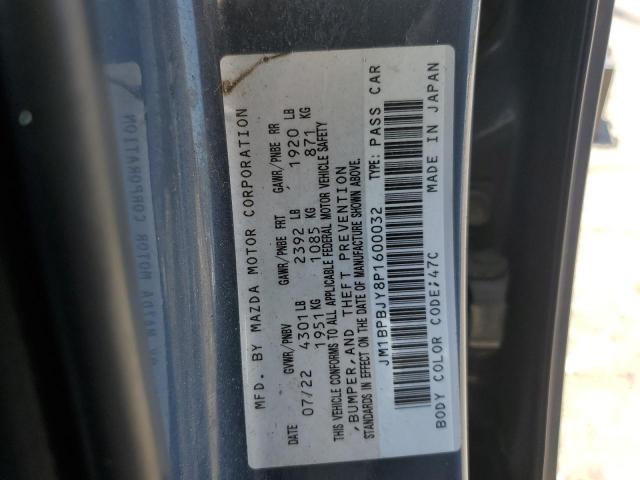 JM1BPBJY8P1600032 - 2023 MAZDA 3 灰色 照片 12