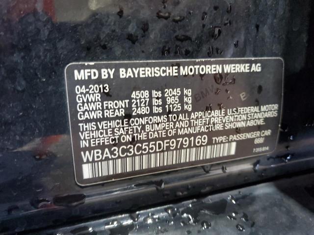 WBA3C3C55DF979169 - 2013 BMW 320 I XDRIVE BLACK photo 12