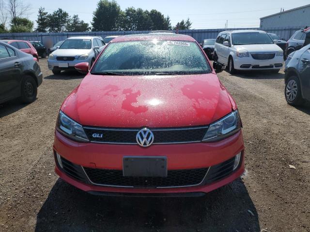 3VW5S7AJ1EM223844 - 2014 VOLKSWAGEN JETTA GLI RED photo 5