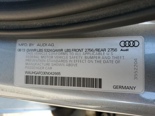 WAUHGAFC0EN042665 - 2014 AUDI A6 PRESTIGE Boz foto 12