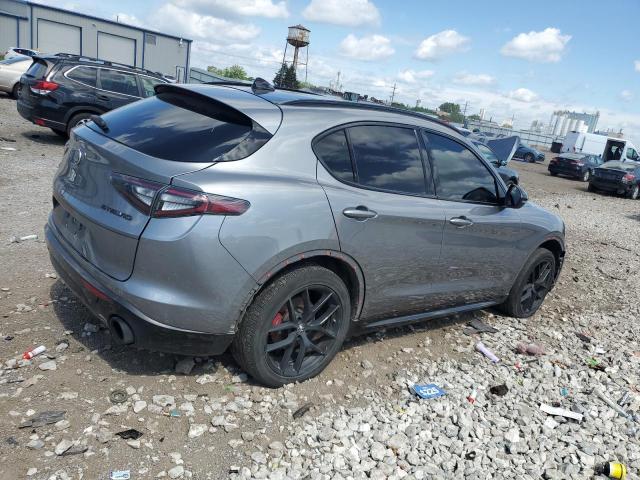 ZASPAKBN6M7D02820 - 2021 ALFA ROMEO STELVIO TI GRAY photo 3