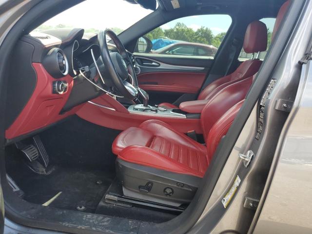 ZASPAKBN6M7D02820 - 2021 ALFA ROMEO STELVIO TI GRAY photo 7